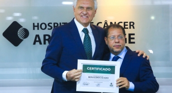 Goiás renova apoio financeiro de R$ 21,6 milhões ao Hospital Araújo Jorge